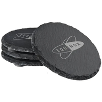 This Slate Coaster Set of 4 keeps water rings from marring... from ASI 71920...