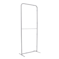 3'W x 90"H EuroFit Straight Wall Hardware