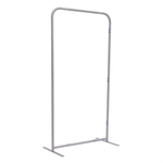 3'W x 72"H EuroFit Straight Wall Hardware