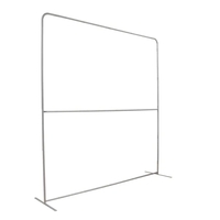 Hardware for the 10'W x 10'H Tall EuroFit Straight Wall display.... from ASI...