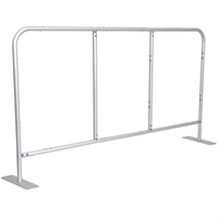 Turn your crowd control barricade into an informational and advertisement...