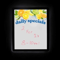 15"W x 18"H fully imprinted, dry-erase message board.... from ASI 87188...