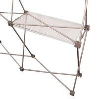 26.875" x 1.125" x 12.125" additional clear plastic shelf unit for... from...