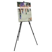 20" x 72" x 16" power coated aluminum easel with extendible... from ASI 87188...