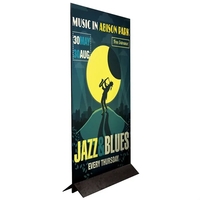 36" freestanding sign holder that's constructed of steel.... from ASI 87188...