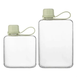 Clear Flat Sports Water Bottle