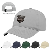 6 panel recycled polyester cap with moisture wicking technology and...