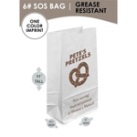 Grease Resistant 6# SOS Bag With One Color Printing