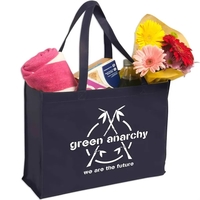 12" x 16" x 6" shopping tote made with non-woven rPET... from ASI 52840 Evans...