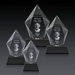 Devron 3D Award on Base - Black