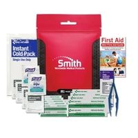 First aid kit with a waterproof bag, ice pack, bandages, and... from ASI...