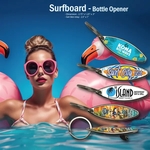 Surfboard Bottle Opener With Keyring