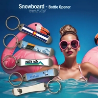 Chrome snowboard bottle opener.... from ASI 63073 Openers.Beer / Openers Plus...