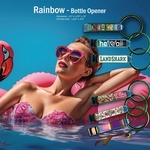 Rainbow bottle opener with Gel-skin coating