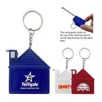 House shape, 3' tape measure with keychain.... from ASI 41511 Brainchild USA...