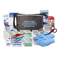 First aid kit with a first aid manual, ice pack, scissors,... from ASI 84514...