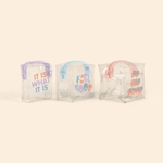 MOD POUCHES SET OF 3 - CLEAR VINYL