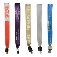 Sublimated Fabric Festival Bracelet with locking slider.... from ASI 61966...