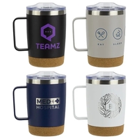 12 oz Vacuum Insulated Stainless Steel Mug with Cork Base... from ASI 36730...