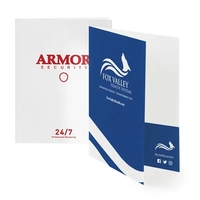 Presentation Folders, 9" x 12" w/1 color ink. Full coverage on... from ASI...