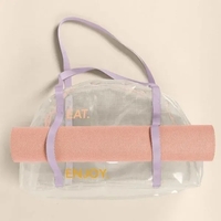 SOMEWHERE YOGA TOTE - GRID VINYL