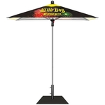 7.5' Heavy Duty Square Umbrella with Steel Base