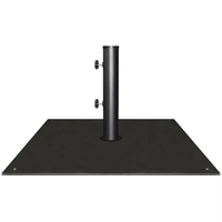 40 Pound Black Enameled Steel Base for Umbrellas or Poles with... from ASI...