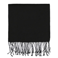 Black Bamboo Winter Scarf