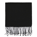 Black Bamboo Winter Scarf