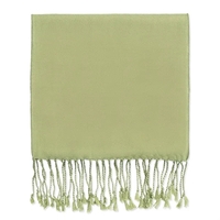 Soft green bamboo 10" x 72" winter muffler scarf with rope... from ASI 98085...