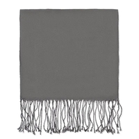 Gray Bamboo Winter Scarf