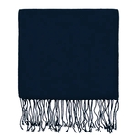 Navy Blue Bamboo Winter Scarf