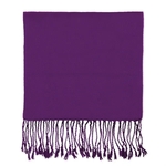 CLOSEOUT - Purple Bamboo Winter Scarf