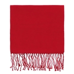 Red Bamboo Winter Scarf
