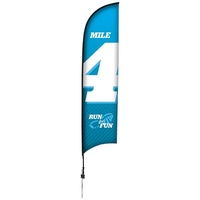 13' premium razor sail sign made of super poly knit fabric... from ASI 87188...