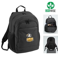 Top of the line travel backpack made of recycled polyester packed... from ASI...