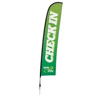 17' premium blade sail sign made of super poly knit fabric... from ASI 87188...