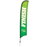 17' premium razor sail sign made of super poly knit fabric... from ASI 87188...