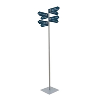 Wayfinding Arrow Sign Post Kit (with Eight Signs)