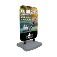 Our wildly popular EuroFit display combined with a flexible ballast base......