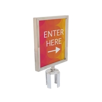 Add messaging to your belt barriers to guide and inform customers.... from...