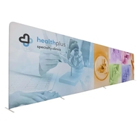 30' EuroFit straight wall kit with lightweight aluminum frame and...