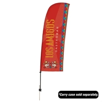 7.5' value blade sail sign with ground spike and single-sided, dye... from...
