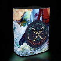 31.5" x 39.75" x 20.875" aluminum and polyester ShowGlower Podium kit... from...