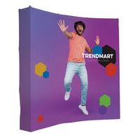 8' curved splash wrap kit with graphic panel that covers the... from ASI...