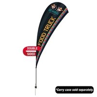 13' Value Teardrop Sail Sign Flag - 2-Sided with Spike