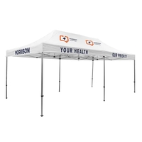 Tent kit with a 20' x 10' tent, crank-up canopy, stake... from ASI 87188...