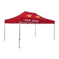 Tent kit with a 15' x 10' tent, crank-up canopy, stake... from ASI 87188...