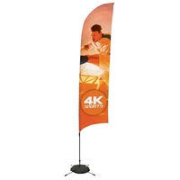 13' razor sail sign made of super poly knit fabric with... from ASI 87188...