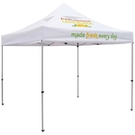 10' Premium Tent, Vented Canopy (Imprinted, 2 Locations)